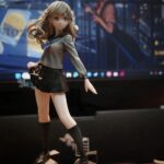 13 센티넬: 이지스 림 후유사카 고햐쿠 피규어 스탠딩 걸 애니메이션 게임 모델 장식품 신규 주변 - 이미지 3