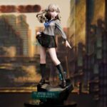 13 센티넬: 이지스 림 후유사카 고햐쿠 피규어 스탠딩 걸 애니메이션 게임 모델 장식품 신규 주변 - 이미지 5