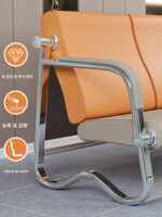 3인용 대기의자, 공항의자, 진료소의자, 공공열의자, 대기의자, 벤치 - 이미지 3