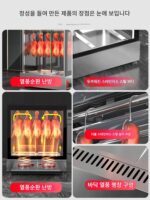 구운 오리 구이 고기 단열 캐비닛 일정 온도 단열 상자 가열 카운터 유형 바삭한 삼겹살 단열 디스플레이 캐비닛 매달린 오리 캐비닛 - 이미지 2