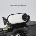 Insta360 Shadow Stone 3s 액세서리 go2 자석 조절식 핫슈 브라켓 vlog 엄지 스포츠 카메라 적합 - 이미지 2