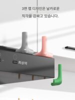 상단 흡입 범위 후드 충돌 방지 코너 가드 충돌 방지 충격 방지 실리콘 주방 가구 테이블 보호 커버 안전 코너 - 이미지 2