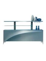 이탈리아 자동 리프팅 사이드보드 Rochburg 모던 미니멀리스트 솔리드 우드 페인트 리프팅 와인 캐비닛 바 보관 캐비닛 - 이미지 4