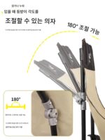 새로운 낚시 의자 작은 높은 등받이 문 의자 리프트 조절 낚시 야생 낚시 접이식 모든 편리한 지형 낚시 의자 - 이미지 2