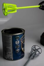 페인트 교반봉 에폭시 수지 믹서 부착물 접착제 교반기 페인트 및 수지 믹서 패들 - 이미지 3