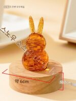 게임 1999 주변 수지 장식품 황금 토끼 독특한 주변 장식품 생일 선물 - 이미지 4