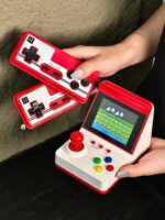 게임기 레드와 화이트 머신 더블 노스탤직 아케이드 모델 TV 연결 가능 소형 휴대용 미니 fc 핸드헬드 생일 선물 - 이미지 2