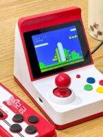 게임기 레드와 화이트 머신 더블 노스탤직 아케이드 모델 TV 연결 가능 소형 휴대용 미니 fc 핸드헬드 생일 선물 - 이미지 3