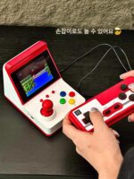 게임기 레드와 화이트 머신 더블 노스탤직 아케이드 모델 TV 연결 가능 소형 휴대용 미니 fc 핸드헬드 생일 선물 - 이미지 4