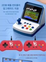 게임기 레드와 화이트 머신 더블 노스탤직 아케이드 모델 TV 연결 가능 소형 휴대용 미니 fc 핸드헬드 생일 선물 - 이미지 5