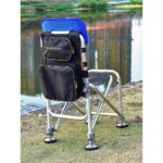 낚시 의자 등받이 가방 두꺼워진 다기능 범용 방긁힘 소형 가방 이중 낚싯대 상자 낚싯 의자 보관 하드 가방 - 이미지 3