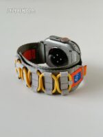 Apple Watch iWatchS987/Ultra용 개인화된 대비색 나일론 벨크로 스트랩 - 이미지 5