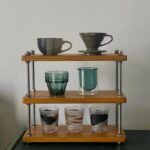 보관 선반 파티션 컵 홀더 앤틱 스타일 선반 데스크탑 보관 캐비닛 책장 공간 보관 유물 DIY 사용자 정의 가능 - 이미지 2