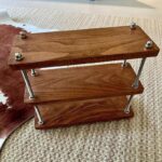 보관 선반 파티션 컵 홀더 앤틱 스타일 선반 데스크탑 보관 캐비닛 책장 공간 보관 유물 DIY 사용자 정의 가능 - 이미지 4