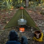 Savage 부시크래프트 야외 캠핑 휴대용 스토브 캠프파이어 윈드실드 휴대용 스크린 삼각형 윈드실드 천 - 이미지 2