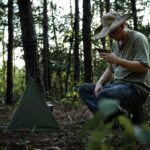 Savage 부시크래프트 야외 캠핑 휴대용 스토브 캠프파이어 윈드실드 휴대용 스크린 삼각형 윈드실드 천 - 이미지 4