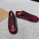 니치 레트로 스포츠화 유럽과 미국 2024 봄과 가을 새로운 정품 가죽 패션 캐주얼 다용도 플랫 독일 트레이닝화 - 이미지 4