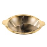 중경 핫팟 냄비 두껍게 된 상업용 끈 냄비 삼향 냄비 스테인리스 스틸 원앙 냄비 핫팟 냄비 유도 조리기 전용 - 이미지 5