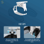 JYS PS5 핸들 미니 스티어링 휠 P5 게임 핸들 레이싱 스티어링 휠 PS5 액세서리 JYS-P5208 - 이미지 3