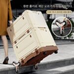 야외 캠핑카 접이식 상자 가정용 휴대용 풀로드 쇼핑카트 핸드풀 쇼핑카트 스톨 자동차 보관 상자 - 이미지 3