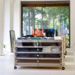 크리에이티브 의류 매장 오션 보드 아일랜드 워터 테이블 다층 서랍 수납 랙 디스플레이 테이블 주얼리 부티크 디스플레이 랙