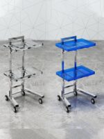 인터넷 셀럽 트롤리 미용실 특수도구 헤어커팅 헤어폴딩 특수 펌 염색 트롤리 스테인리스 스틸 미용실 이발사 트롤리