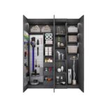 가벼운 고급 솔리드 우드 가사 캐비닛 가정용 청소 도구 청소 로봇 청소기 다기능 홀 보드 직접 판매 - 이미지 5