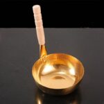 두껍게 만든 인조 구리 스테인리스 스틸 쌀 국수 냄비 수직 손잡이 수프 냄비 국수 냄비 인스턴트 국수 냄비 유도 조리기 작은 냄비 두유 냄비 - 이미지 2