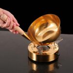 두껍게 만든 인조 구리 스테인리스 스틸 쌀 국수 냄비 수직 손잡이 수프 냄비 국수 냄비 인스턴트 국수 냄비 유도 조리기 작은 냄비 두유 냄비 - 이미지 3