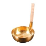 두껍게 만든 인조 구리 스테인리스 스틸 쌀 국수 냄비 수직 손잡이 수프 냄비 국수 냄비 인스턴트 국수 냄비 유도 조리기 작은 냄비 두유 냄비 - 이미지 5