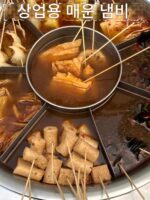 스톨 스테인리스 매운 냄비 대형 매운 냄비 야외 이중 맛 냄비 냄비 구각형 오뎅 냄비 - 이미지 3