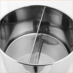 스테인리스 스틸 만다린 오리 냄비 두꺼운 매운 수프 냄비 대형 수프 통 두 가지 맛 뜨거운 냄비 냄비 원형 분리 냄비 상업용 홈