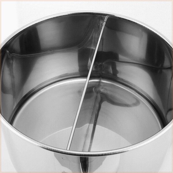 스테인리스 스틸 만다린 오리 냄비 두꺼운 매운 수프 냄비 대형 수프 통 두 가지 맛 뜨거운 냄비 냄비 원형 분리 냄비 상업용 홈