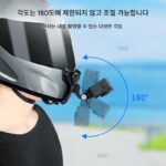 DJI Action5pro/4 헬멧 턱 브라켓 스포츠 카메라 자전거 오토바이 라이딩 액세서리에 적합 - 이미지 2