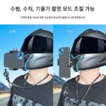 DJI Action5pro/4 헬멧 턱 브라켓 스포츠 카메라 자전거 오토바이 라이딩 액세서리에 적합 - 이미지 3