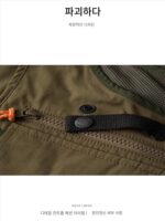 남성용 봄, 여름 산악 작업복 조끼 야외 다중 포켓 기능적 스타일 전술 낚시 조끼 미국 복고풍 재킷 - 이미지 4