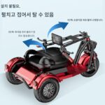 노인용 스쿠터 전기 삼륜차 접이식 배터리 자동차 분리형 배터리 성인용 소형 전기 자동차 홈 - 이미지 3