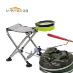 휴대용 접이식 낚시 의자 다기능 소형 의자 스테인리스 스틸 낚시 의자 낚시 의자 낚시 장비