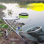 휴대용 접이식 낚시 의자 다기능 소형 의자 스테인리스 스틸 낚시 의자 낚시 의자 낚시 장비 - 이미지 2