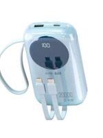 20000mAh 대용량 미니 파워뱅크 22.5W 고속 충전 내장 케이블 3C 인증 모바일 파워뱅크 탑재 가능 - 이미지 5