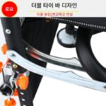 블랙 쿨 타이시 의자 사각형 알루미늄 합금 낚시 의자 더블 레이싱 낚시 의자 12단 리프팅 28cm 야생 낚시 의자 - 이미지 3