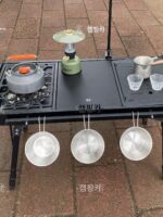 야외 캠핑 레저 티테이블 리프팅 IGT 다기능 휴대용 테이블 피크닉 바베큐 캠핑 접이식 테이블