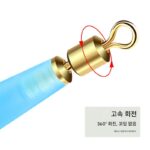 다채로운 실리콘 구리 헤드 회전 플로트 시트 고무 슬라이딩 플러그 플로트 시트 대형 물체 강화 플로트 좌표 시트 낚시 액세서리 - 이미지 2