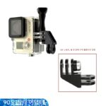 GoPro insta360 SJCAM 수직 촬영 수직 스크린 어댑터 DJI Mountain Dog 스포츠 카메라 90도 변환 시트