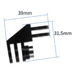 GoPro insta360 SJCAM 수직 촬영 수직 스크린 어댑터 DJI Mountain Dog 스포츠 카메라 90도 변환 시트 - 이미지 2