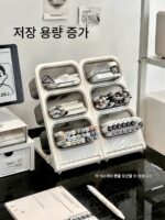 기울어진 펜홀더 문구류 수납함 대용량 어린이 남녀 책상 연필 케이스 사무실 데스크탑 펜홀더 - 이미지 2