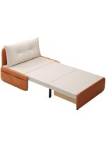 싱글 접이식 소파 침대 다기능 듀얼 퍼포즈 슬라이딩 발코니 소형 아파트 스터디룸 팔걸이 없음 조절식 접이식 침대 - 이미지 5