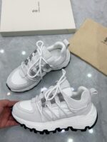 BC 슈즈 여성용 스웨이드 천 두꺼운 밑창 여성용 스포츠화 트렌디한 레트로 컬러 매칭 올매치 캐주얼 스포츠화 러닝화 여성용 신발 - 이미지 2