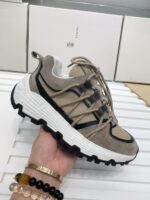 BC 슈즈 여성용 스웨이드 천 두꺼운 밑창 여성용 스포츠화 트렌디한 레트로 컬러 매칭 올매치 캐주얼 스포츠화 러닝화 여성용 신발 - 이미지 4