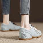 정품 가죽 레트로 여성용 신발 봄 얇은 밑창 스포츠 캐주얼 독일 여성용 트레이닝화 2024년 신상품 봄 슈퍼 핫 포레스트 검프 신발 - 이미지 4